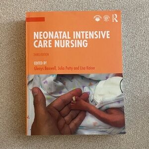 Routledge Nursing Book with Orange Cover